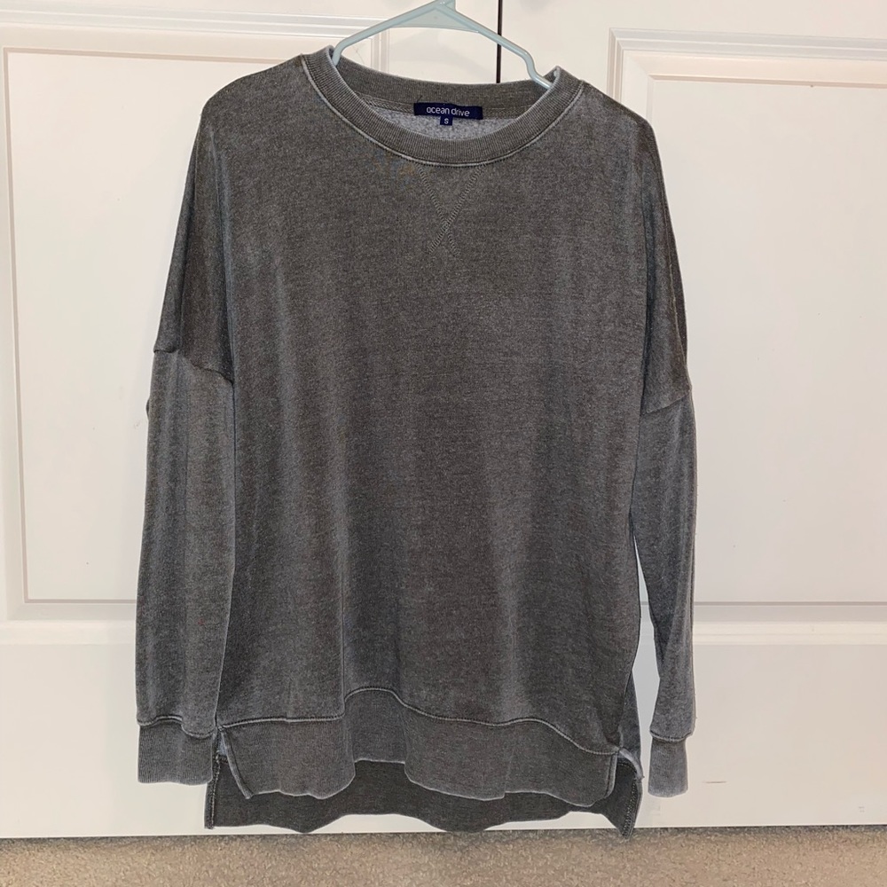 Dark Olive Green Ocean Drive Sweatshirt